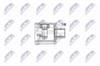 Jungčių komplektas, kardaninis velenas