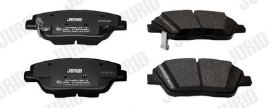 BREMSBELAGSATZ SCHEIBENBREMSE JURID 573462J 1