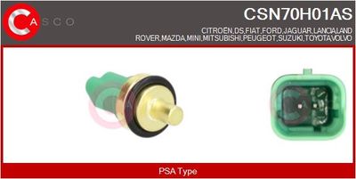 Snímač, teplota chladiva CASCO CSN70H01AS