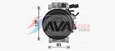 COMPRESOR CLIMATIZARE AVA Clever Choice KAK314 2