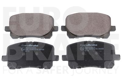 Комплект тормозных колодок, дисковый тормоз EUROBRAKE 5502224553 для TOYOTA NOAH/VOXY