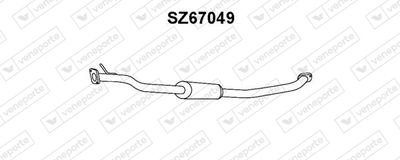 Предглушитель выхлопных газов VENEPORTE SZ67049 для SUZUKI IGNIS