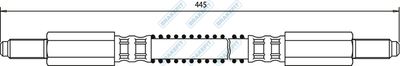APEC Brake Hose BHO4042