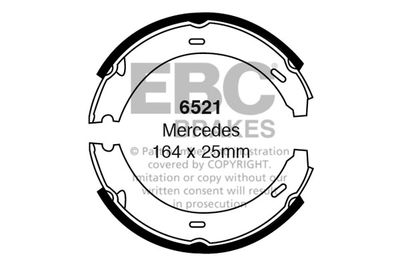 Комплект тормозных колодок EBC Brakes 6521 для MERCEDES-BENZ C-CLASS