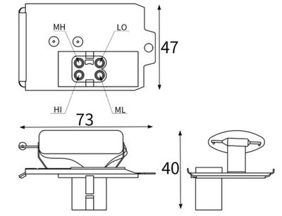 REZISTOR VENTILATOR HABITACLU