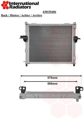 KüHLMODUL VAN WEZEL 4301M406 1