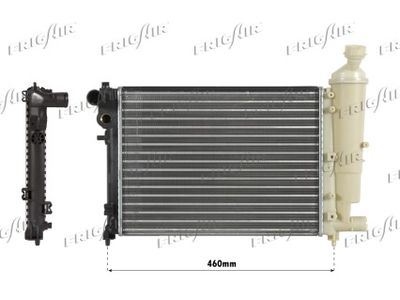 Радиатор, охлаждение двигателя FRIGAIR 0108.3078 для CITROËN SAXO