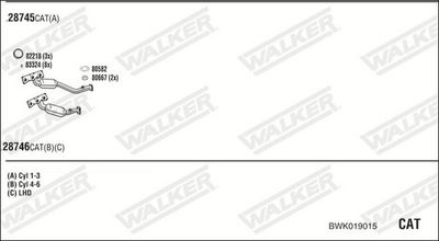 Изпускателна система WALKER BWK019015