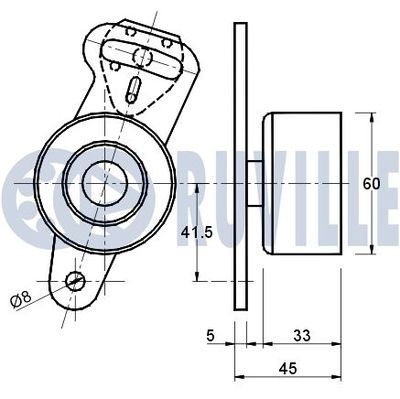 ROLA INTINZATOR CUREA DISTRIBUTIE RUVILLE 540268 1