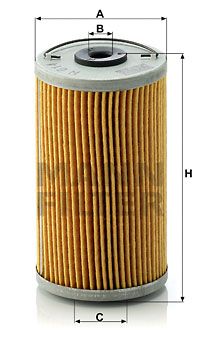 Масляный фильтр MANN-FILTER H 614 n для MERCEDES-BENZ T1