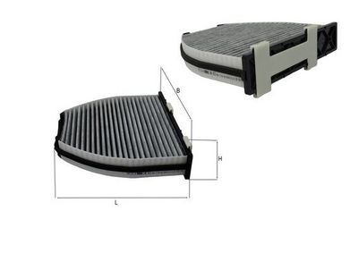 filtras, salono oras LAK413 MAHLE