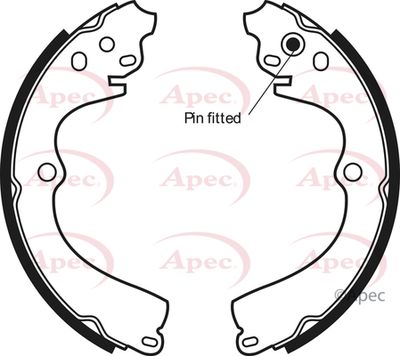 Brake Shoe Set APEC SHU509