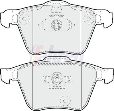 Fahren Brake Pad Set, disc brake FBP3188