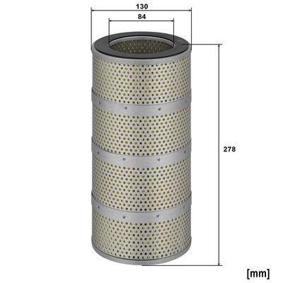 Hydraulisch filter (patroon) past: AG CHEM 1903, 2505 AKTIV FISCHER M 800 ALLIS CHALMERS 715, 715D ATLAS XAHS 237 CD, XAMS 287 CD AVELING-BARFORD 033, 035, 135 BERLIET 550K BROOME & VADE CA2
