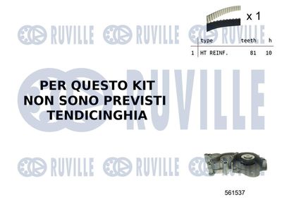 Vodní pumpa + sada ozubeného řemene RUVILLE 55B0044
