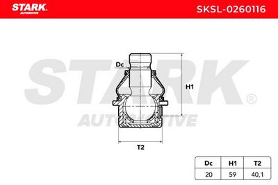 Шарнири STARK SKSL-0260116