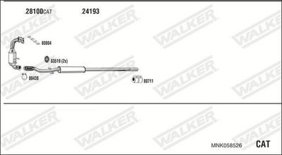 Изпускателна система WALKER MNK058526