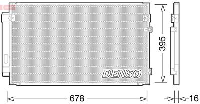 DENSO DCN51012 Радиатор кондиционера  для LEXUS GS (Лексус Гс)