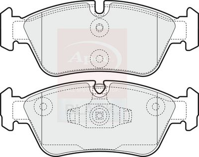APEC Brake Pad Set, disc brake PAD1464B
