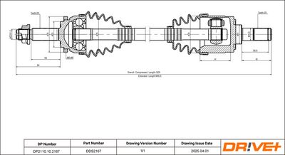 ANTRIEBSWELLE DR!VE+ DP2110102167