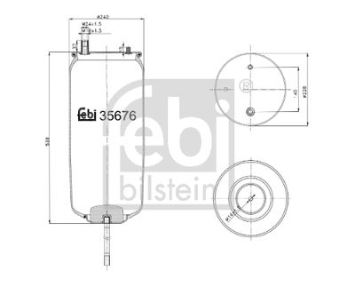 FEBI BILSTEIN Federbalg, Luftfederung
