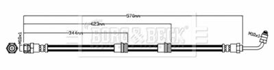 Brake Hose Borg & Beck BBH8712