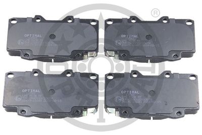 Комплект тормозных колодок, дисковый тормоз OPTIMAL BP-12543 для TOYOTA FORTUNER