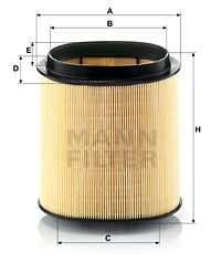 Воздушный фильтр MANN-FILTER C 1869 для PORSCHE 911