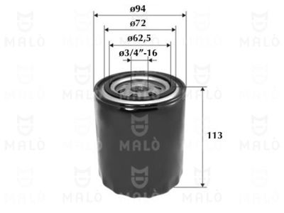 Масляный фильтр AKRON-MALÒ 1510172 для LAND ROVER 90
