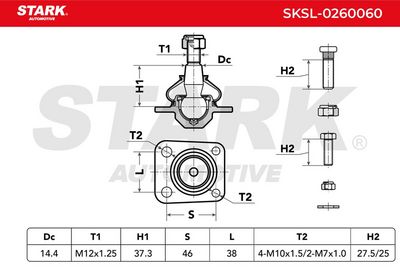 Шарнири STARK SKSL-0260060
