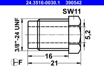 Union Bolt 24.3516-0030.1