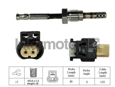 Sensor, exhaust gas temperature Intermotor 27200