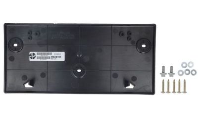 Kentekenplaat bevestiging Voor (zwart) past: HYUNDAI SANTA FE V MX 06.24-
