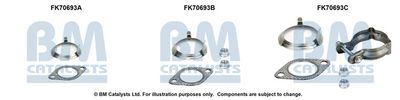 Монтажен комплект, изпускателна тръба BM Catalysts FK70693