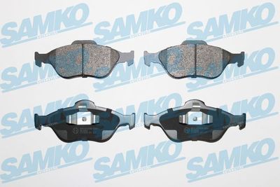 Комплект тормозных колодок, дисковый тормоз SAMKO 5SP1088 для FORD STREET KA