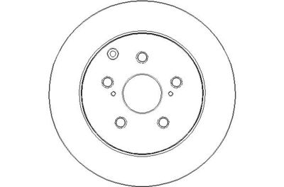 NATIONAL NBD1730 Тормозные диски для TOYOTA VERSO (_R2_) 2.0 D-4D (AUR20_)