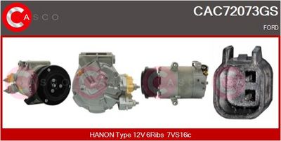 COMPRESOR CLIMATIZARE CASCO CAC72073GS