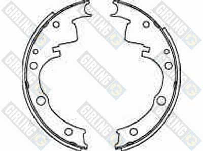 Комплект тормозных колодок GIRLING 5162096 для DAF 400