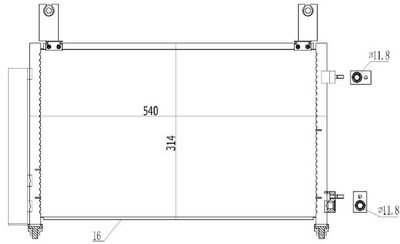 KONDENSATOR KLIMAANLAGE
