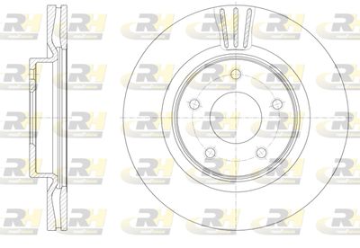 Тормозной диск ROADHOUSE 61533.10 для NISSAN (DFAC) TEANA