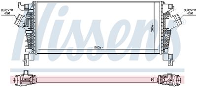 INTERCOOLER COMPRESOR NISSENS 96454 4
