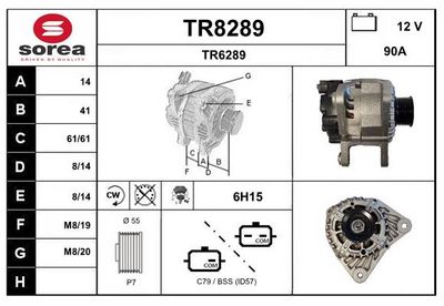 GENERATOR SNRA TR8289