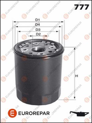 Масляный фильтр EUROREPAR 1637765180 для HONDA CR-V