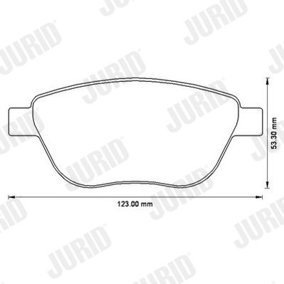 Brake Pad Set, disc brake 573204J