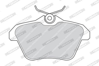 BREMSBELAGSATZ SCHEIBENBREMSE FERODO FDB995 1