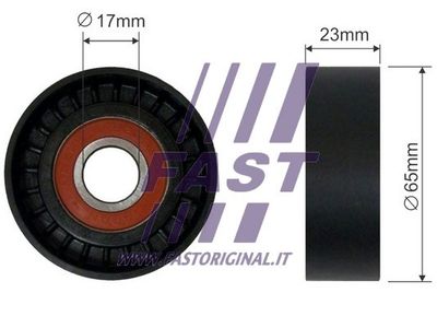 Rolka napinacza, pasek klinowy wielorowkowy FAST FT44545