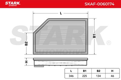 въздушен филтър STARK SKAF-0060174