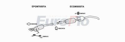 Układ wydechowy EUROFLO RNMAS23D6012