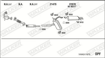 SISTEM DE ESAPAMENT WALKER VWK017873