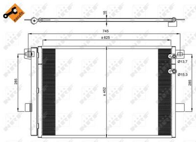 CONDENSATOR CLIMATIZARE NRF 350041 6